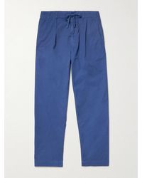 Polo Ralph Lauren - Prepster Tapered Cotton-Twill Drawstring Trousers - Lyst