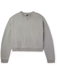 Entire studios - Enzyme-washed Cotton-jersey Sweatshirt - Lyst