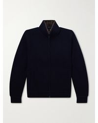 Herno - Wool Zip-up Cardigan - Lyst