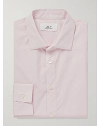 MR P. - Cutaway-Collar Cotton-Poplin Shirt - Lyst