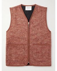 A Kind Of Guise - Valur Brushed Virgin Wool-blend Gilet - Lyst