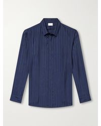 Saint Laurent - Striped Jacquard Shirt - Lyst
