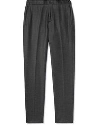 Loro Piana - Slim-fit Virgin Wool And Cashmere-blend Trousers - Lyst