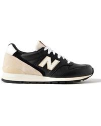 New Balance - Aimé Leon Dore 996 Suede And Rubber-trimmed Leather Sneakers - Lyst