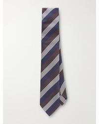 De Petrillo - 8Cm Striped Silk-Jacquard Tie - Lyst