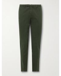 Boglioli - Slim-fit Garment-dyed Cotton-blend Twill Suit Trousers - Lyst