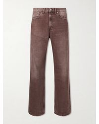 Our Legacy - Third Cut Straight-leg Pigment-dyed Jeans - Lyst