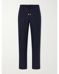 Canali - Straight-Leg Linen Trousers - Lyst