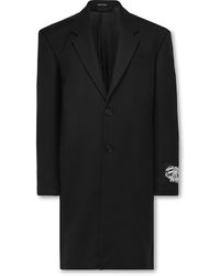 Acne Studios - Oversized Logo-Appliquéd Wool-Twill Blazer - Lyst