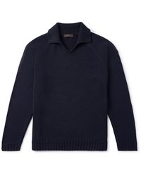 Incotex - Virgin Wool Polo Shirt - Lyst