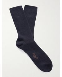 Loro Piana - Ribbed Cashmere-Blend Socks - Lyst
