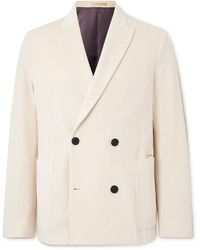 Pop Trading Co. - Paul Smith Double-breasted Cotton-corduroy Blazer - Lyst