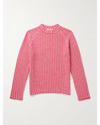 Marni - Ribbed Virgin Wool And Cashmere-Blend Sweater - Lyst