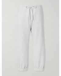ADON - Straight-Leg Cotton-Jersey Sweatpants - Lyst