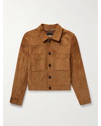 Nili Lotan - Nikita Suede Jacket - Lyst