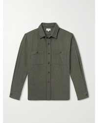 Hartford - Percey Wool-Blend Canvas Shirt - Lyst