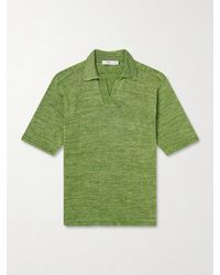 Inis Meáin - Linen Polo Shirt - Lyst