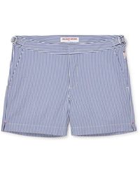 Orlebar Brown - Setter Slim-fit Short-length Striped Seersucker Swim Shorts - Lyst