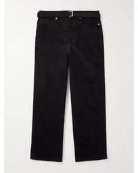 Sacai - Straight-Leg Belted Cotton-Blend Corduroy Trousers - Lyst