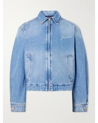 Jacquemus - Logo-Print Denim Jacket - Lyst
