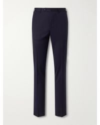 Canali - Slim-Fit Tapered Wool-Twill Suit Trousers - Lyst