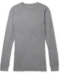 Rick Owens - Slim-fit Unstable Organic Cotton-jersey T-shirt - Lyst