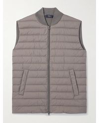 Herno - Padded Shell And Wool And Silk-blend Down Gilet - Lyst