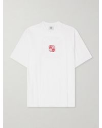 Vetements - Biker Cross Logo-print Cotton-jersey T-shirt - Lyst