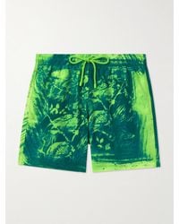Loewe - Paula's Ibiza Gerade geschnittene kurze Badeshorts mit Print - Lyst