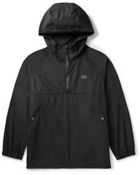 Snow Peak - Cotton-blend Shell Half-zip Hooded Jacket - Lyst