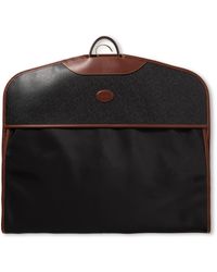 Mulberry - Heritage Leather-trimmed Scotchgrain And Recycled-nylon Suit Carrier - Lyst