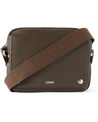 Loewe - Pebble Xs Full-Grain Leather Messenger Bag - Lyst