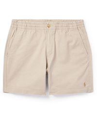 Polo Ralph Lauren - Straight-leg Stretch-cotton Twill Drawstring Shorts - Lyst