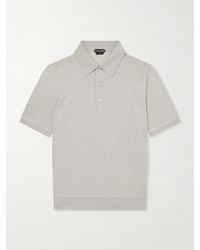 Tom Ford - Cashmere And Silk-Blend Polo Shirt - Lyst