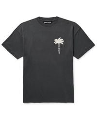 Palm Angels - The Palm Logo-print Cotton-jersey T-shirt - Lyst