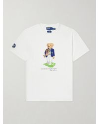 Polo Ralph Lauren - Wimbledon Logo-Print Cotton-Jersey T-Shirt - Lyst