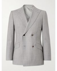 Kingsman - Slim-fit Double-breasted Wool Suit Jacket - Lyst