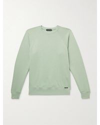 Tom Ford - Cotton-Blend Jersey Sweatshirt - Lyst