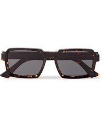 Cutler and Gross - 1385 Rectangle-frame Acetate Sunglasses - Lyst