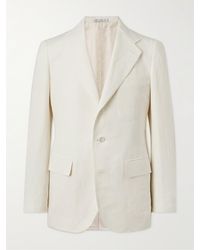 Umit Benan - Linen And Silk-blend Suit Jacket - Lyst