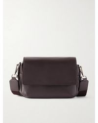 NN07 - Port Small Leather Messenger Bag - Lyst
