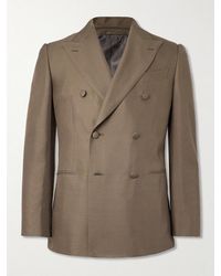 Caruso - Double-Breasted Silk Tuxedo Jacket - Lyst