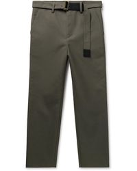 Sacai - Carhartt Wip Straight-leg Belted Woven Trousers - Lyst
