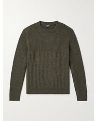 A.P.C. - Ribbed Wool Sweater - Lyst
