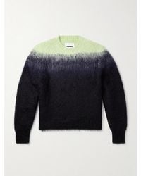 Jil Sander - Dégradé Brushed Mohair-Blend Sweater - Lyst