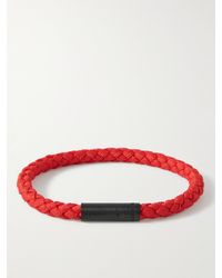 Le Gramme - Orlebar Brown 5g Braided Cord And Dlc-coated Titanium Bracelet - Lyst