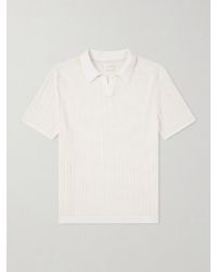 Aimé Leon Dore - Open-Collar Open-Knit Cotton Polo Shirt - Lyst