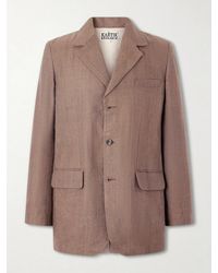 Kartik Research - Linen And Wool-Blend Suit Jacket - Lyst