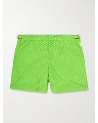 Orlebar Brown - Lamborghini Bulldog Reticolo Straight-Leg Mid-Length Recycled Swim Shorts - Lyst