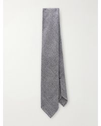De Petrillo - 8Cm Prince Of Wales Wool Tie - Lyst